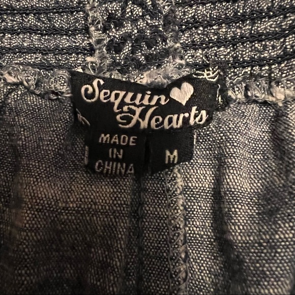 Sequin Hearts Romper - Picture 3 of 4